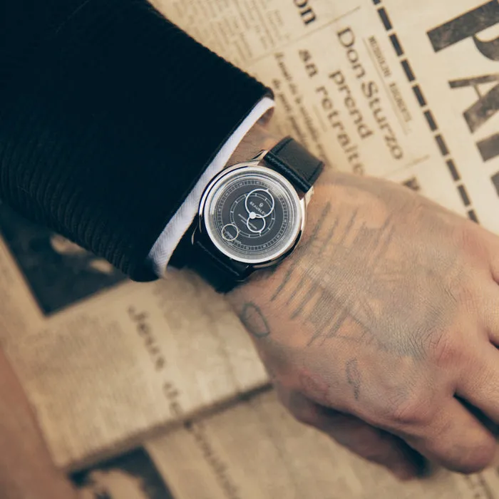 BEAUBLEU Seconde Française 19.24 Anthracite Gray Steel Bracelet