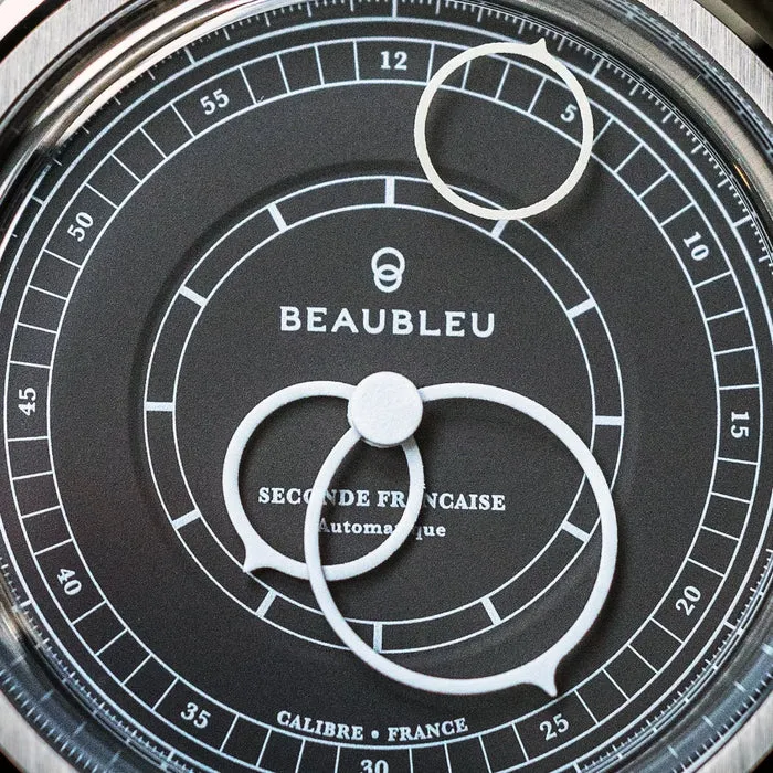 BEAUBLEU Seconde Française 19.24 Anthracite Gray Steel Bracelet