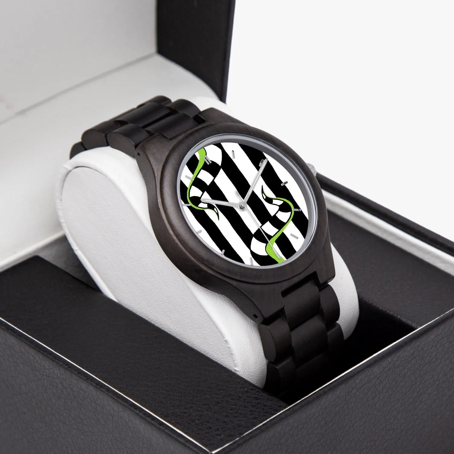Beetlejuice & Sandworm Wooden Quartz Watch