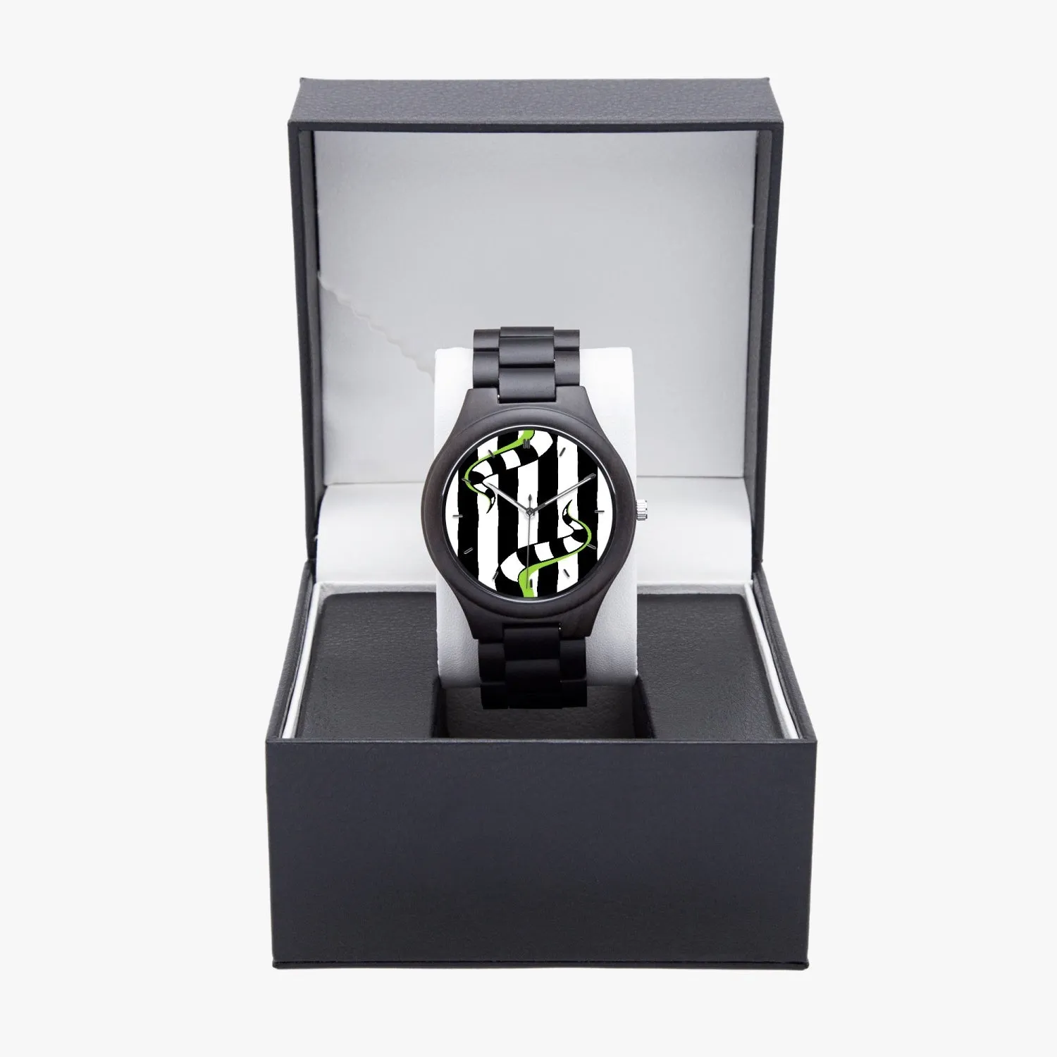 Beetlejuice & Sandworm Wooden Quartz Watch