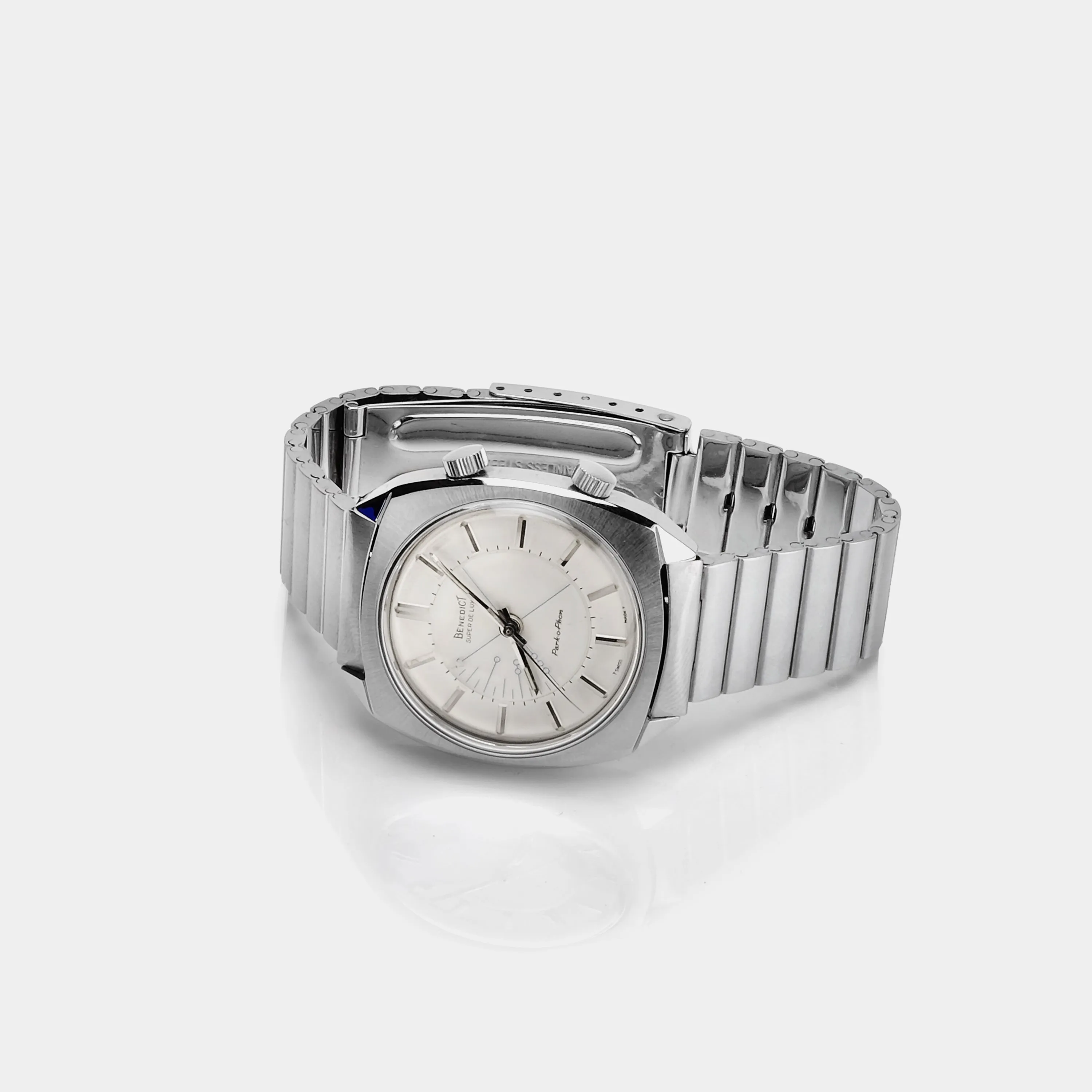Benedict Super De Luxe Park-O-Phon Alarm Circa 1960s Wristwatch