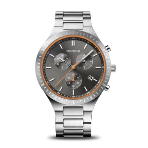 Bering Men's Titan Chrono | brushed silver | 11743-709