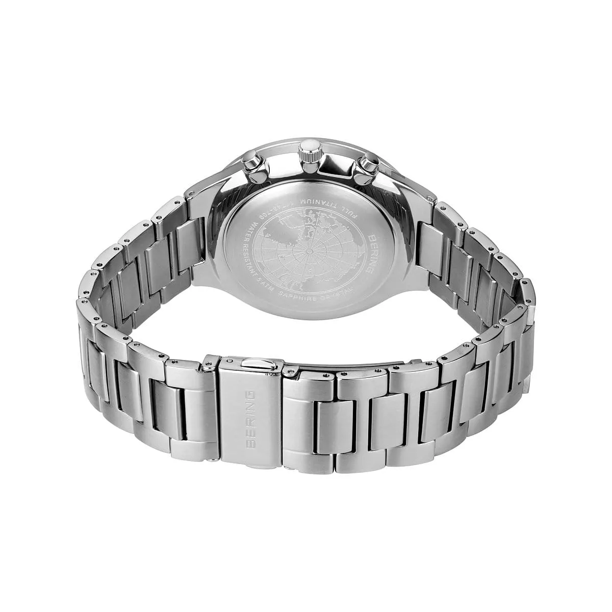 Bering Men's Titan Chrono | brushed silver | 11743-709