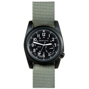 Bertucci A-2S Ballista Defender Drab Nylon Black Dial Field Watch