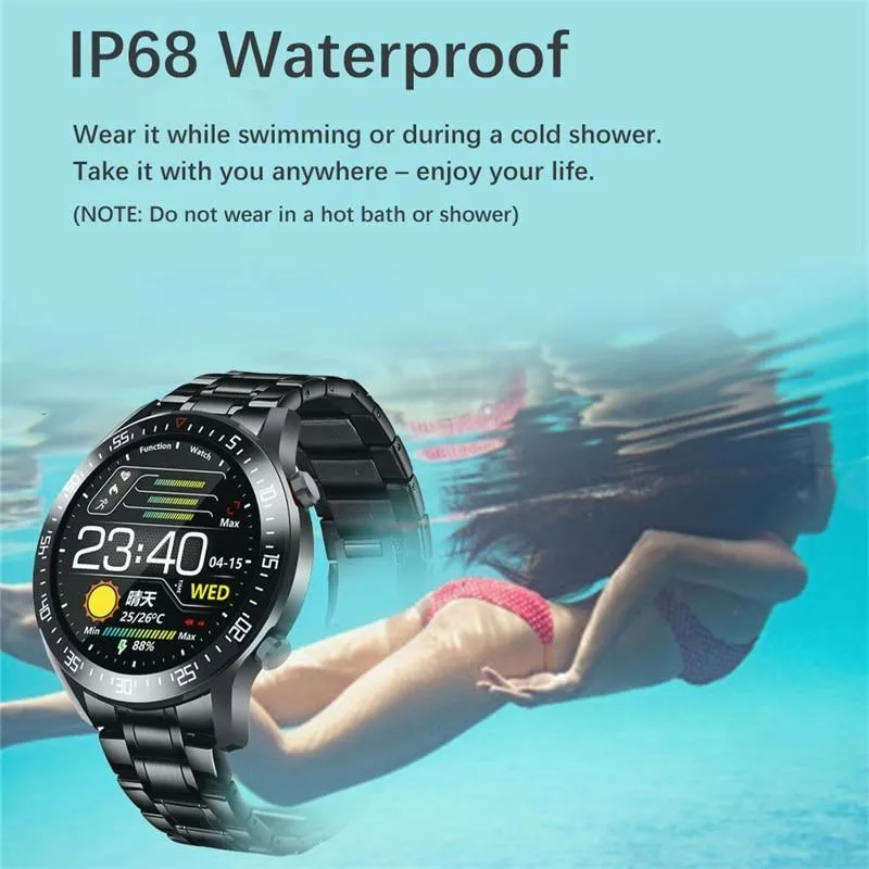 Best Gifts for 2023 - Smart Watch for Android Heart Rate Blood Pressure Information Reminder Sport Waterproof