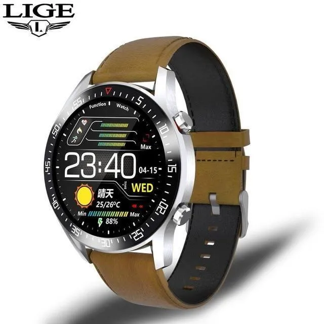 Best Gifts for 2023 - Smart Watch for Android Heart Rate Blood Pressure Information Reminder Sport Waterproof