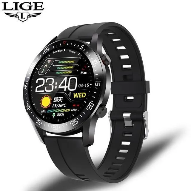 Best Gifts for 2023 - Smart Watch for Android Heart Rate Blood Pressure Information Reminder Sport Waterproof