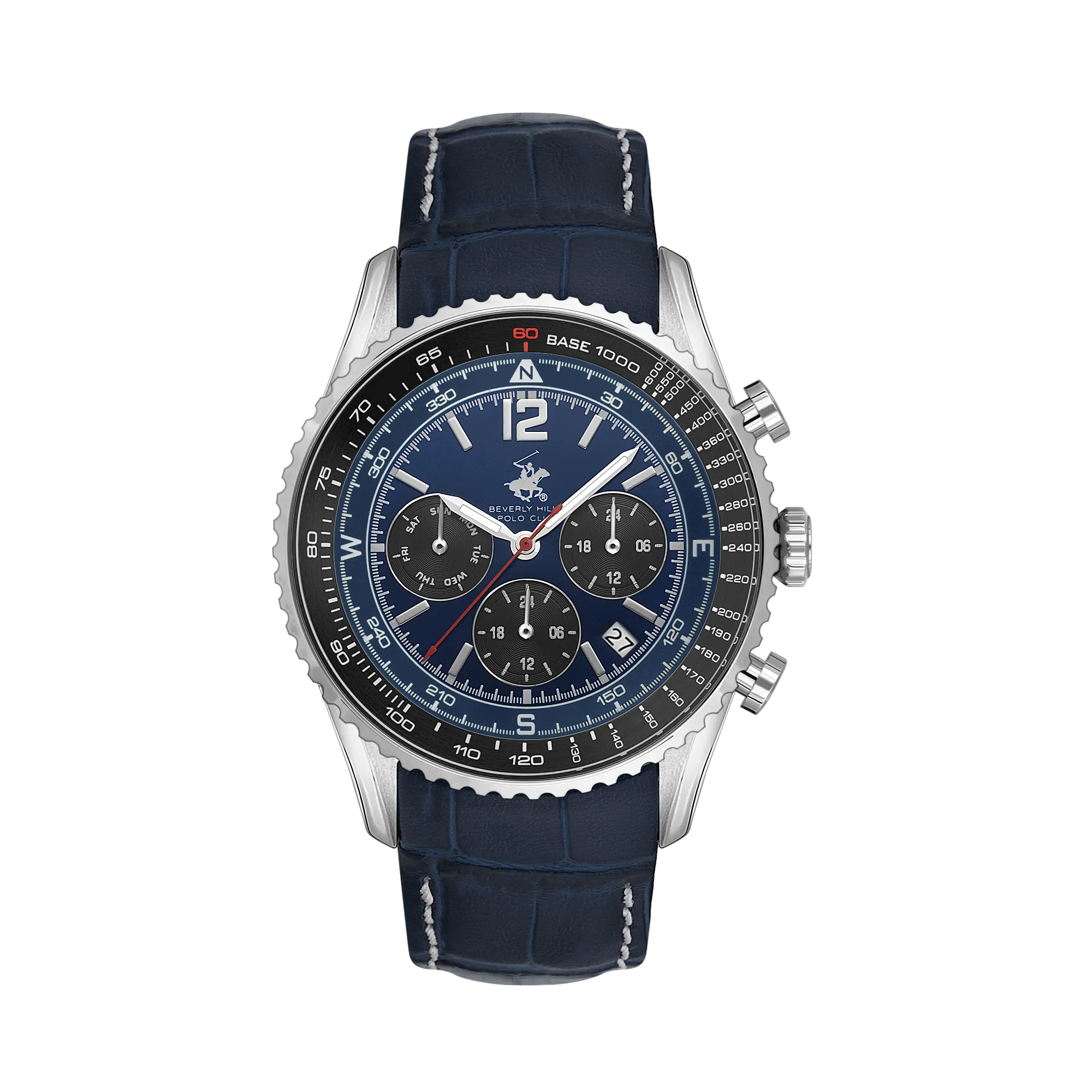 BHPC-BP3723X.399 - Leather Strap Multifunction Watch For Men