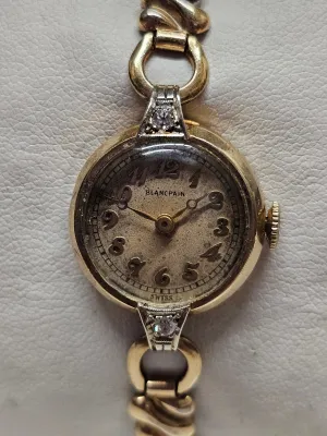 BLANCPAIN, 14K Rose Gold, Unique 1920s Vintage Ladies Watch - $20K APR w/ COA!!!