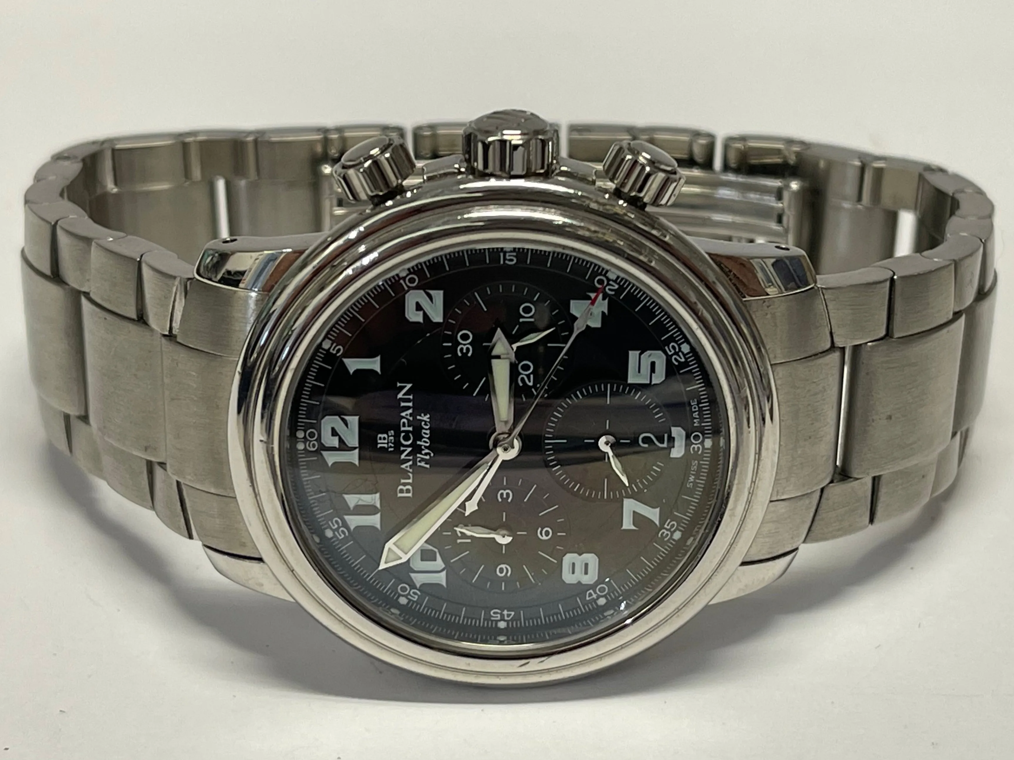 BLANCPAIN Flyback SS Men’s Automatic Chronograph Unique Watch - $30K APR w/ COA!