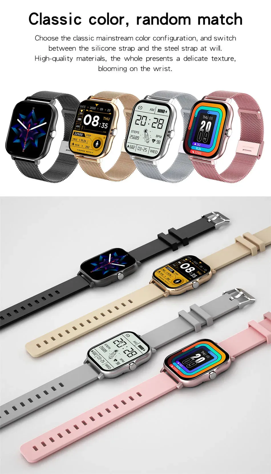 Bluetooth Call Smart Watch for Women