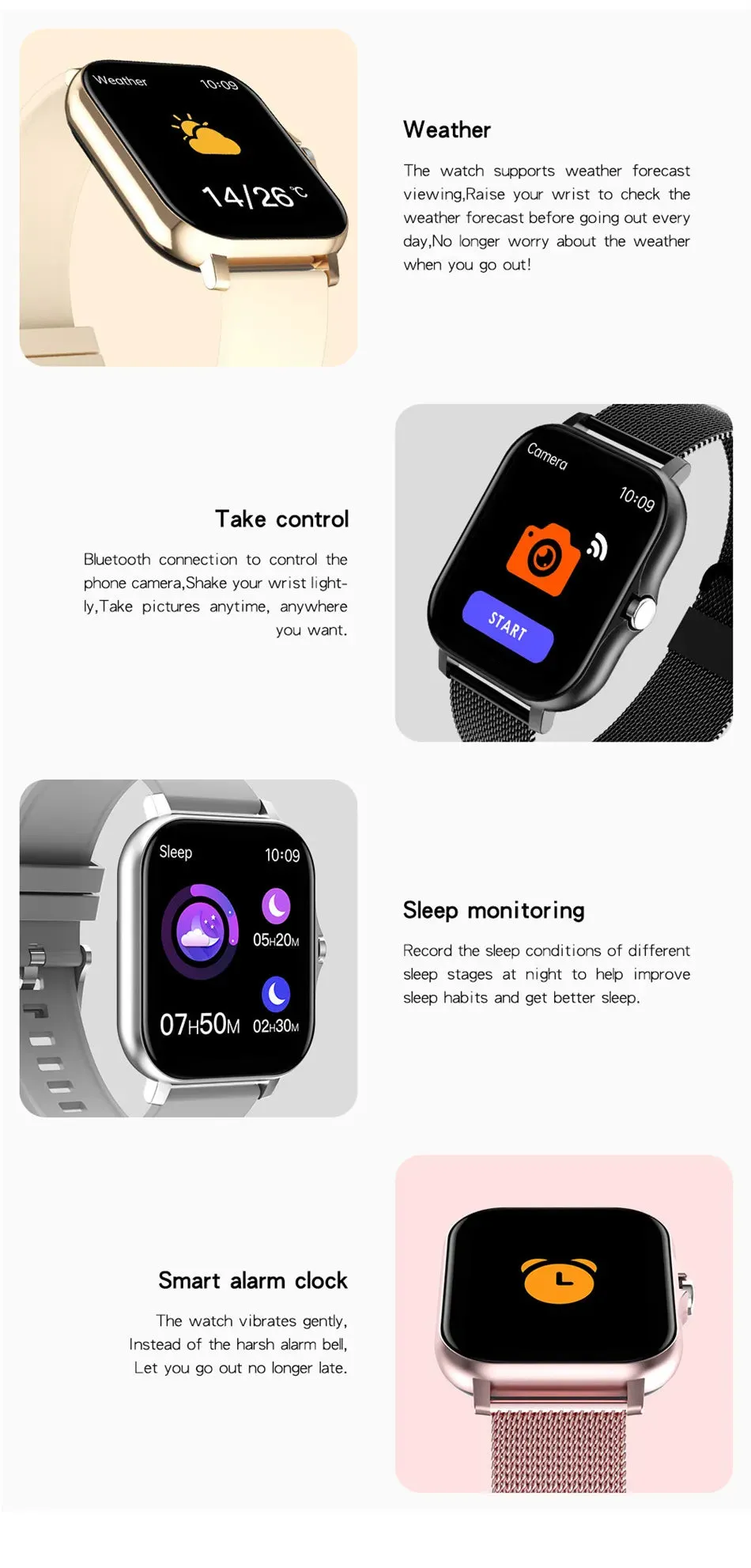 Bluetooth Call Smart Watch for Women