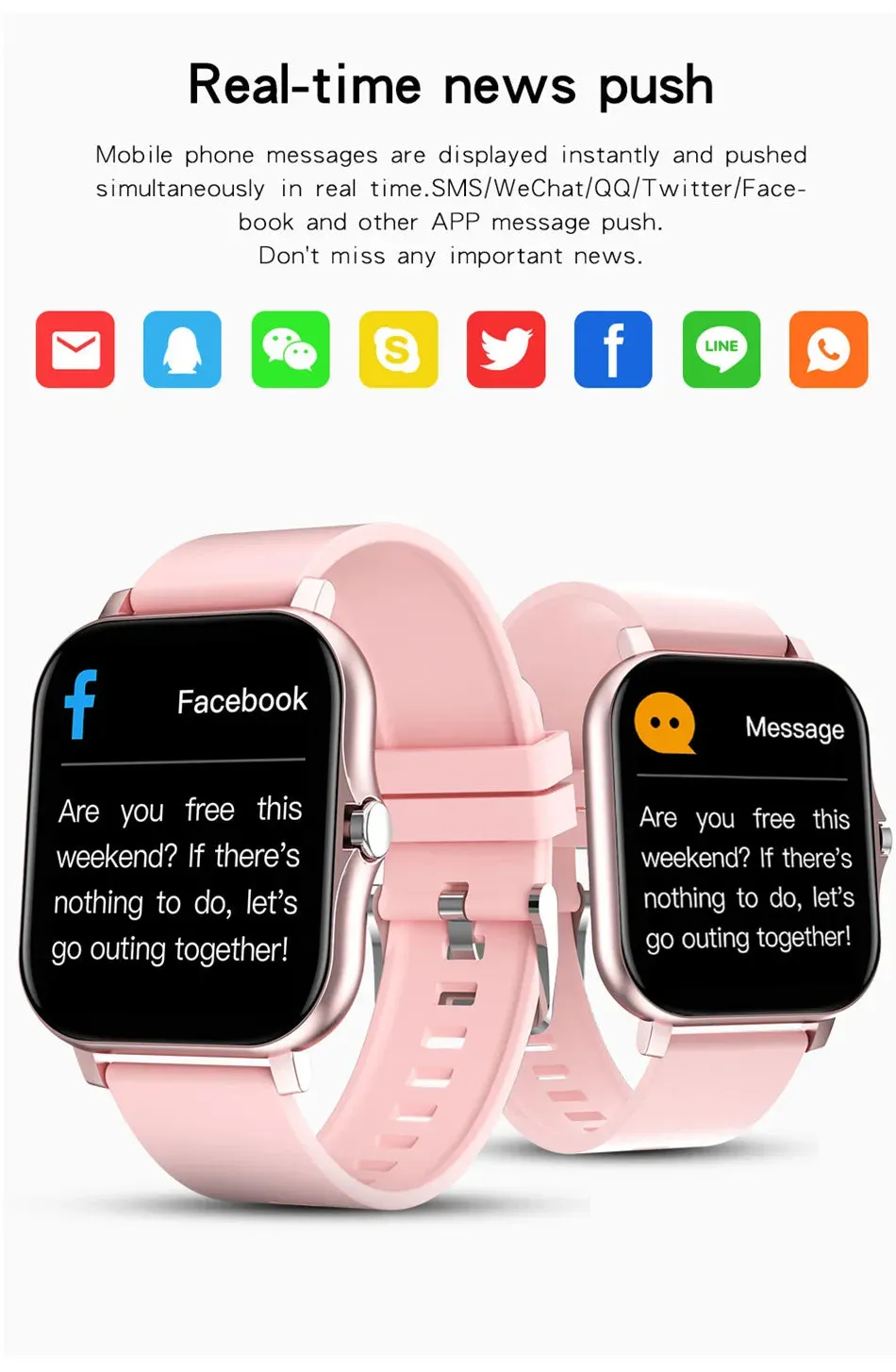Bluetooth Call Smart Watch for Women