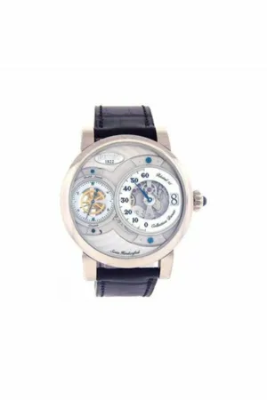 bovet dimier collection 18k white gold skeleton mechanical men's watch ref. dtr1542wg000w101