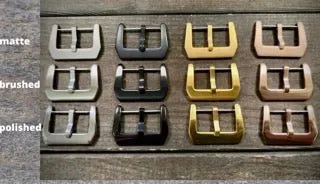Bridle backs bull leather watch strap 5-6 mm thick, London colour, handmade in Finland -  16-26mm