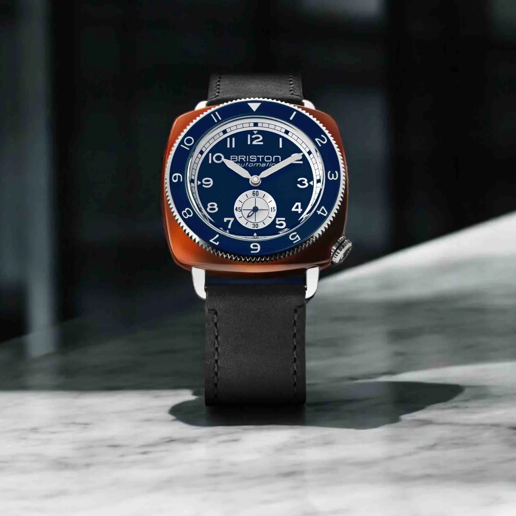 Briston Clubmaster Legend Automatic Small Second Acetate Navy Blue