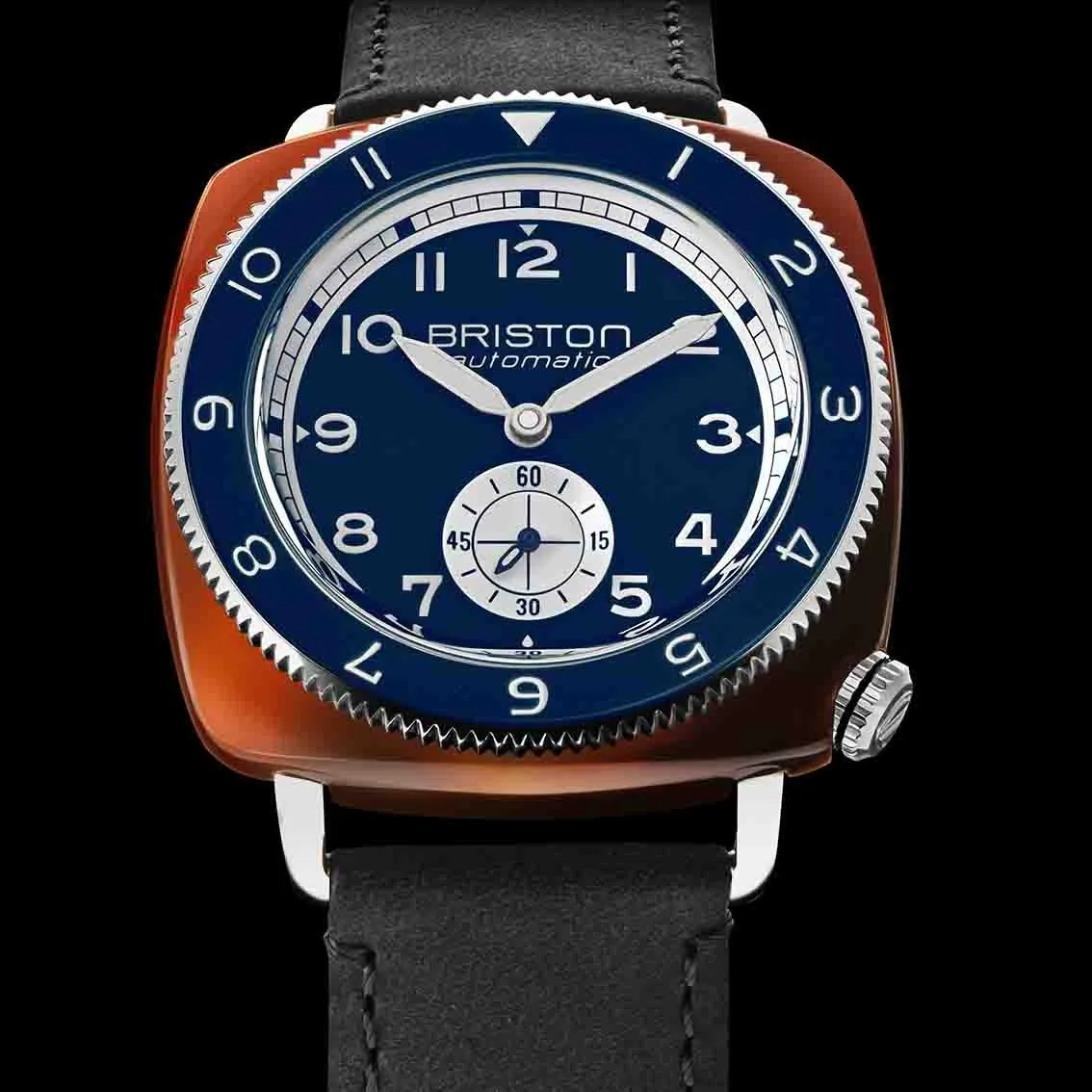 Briston Clubmaster Legend Automatic Small Second Acetate Navy Blue