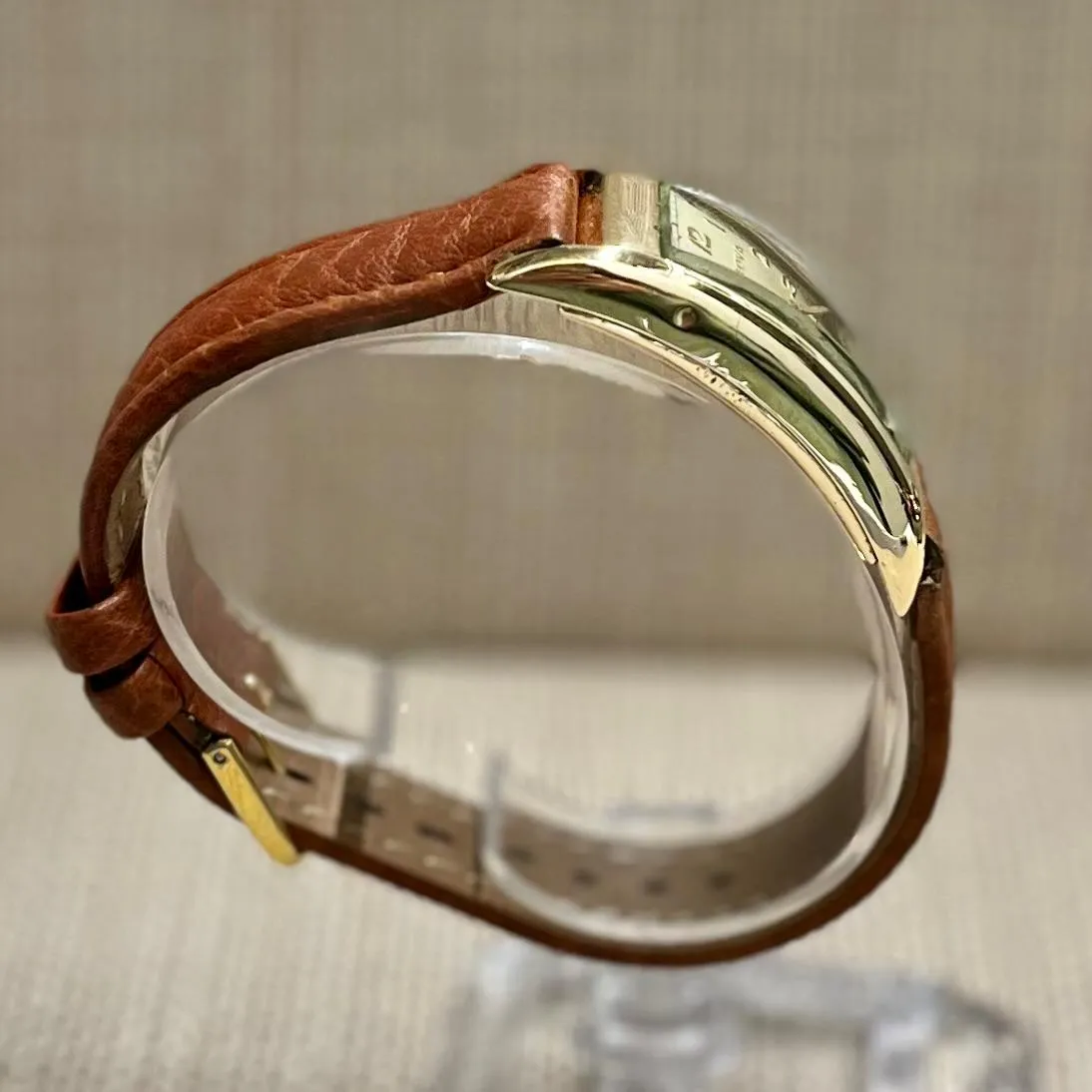Bulova Vintage Extremely Unique Tank Curvex Gold Unisex Watch - $7K APR w/ COA!!