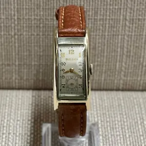 Bulova Vintage Extremely Unique Tank Curvex Gold Unisex Watch - $7K APR w/ COA!!