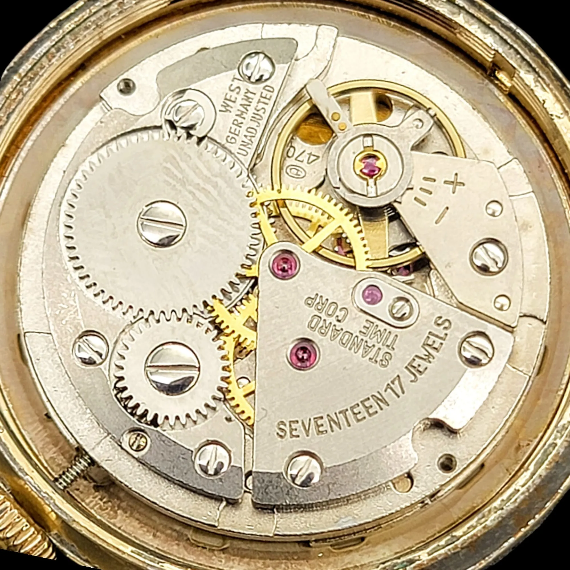 BUREN Day/Date Watch 17 Jewels