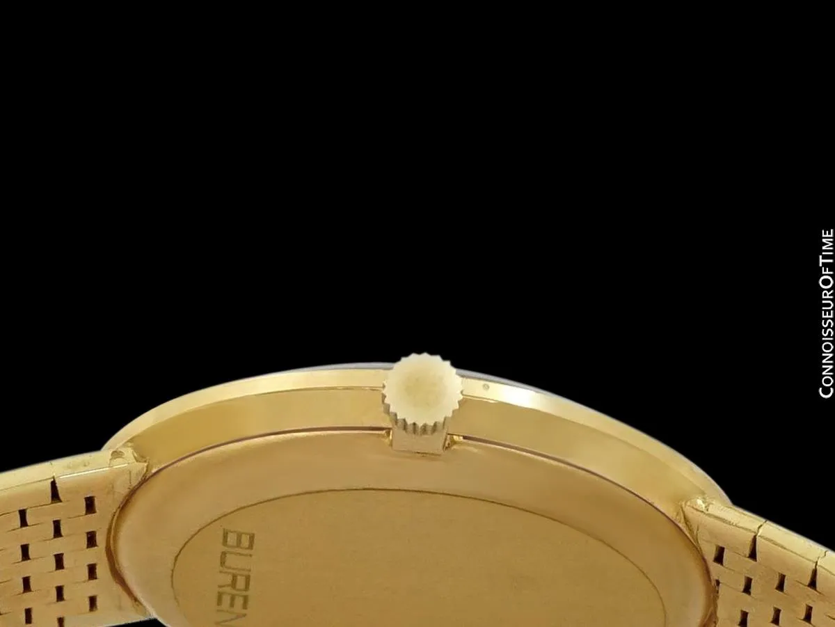 Buren Microrotor Vintage 18K Gold Mens New-Old-Stock Watch - GIFTED BY KING SAUD OF SAUDIA ARABIA