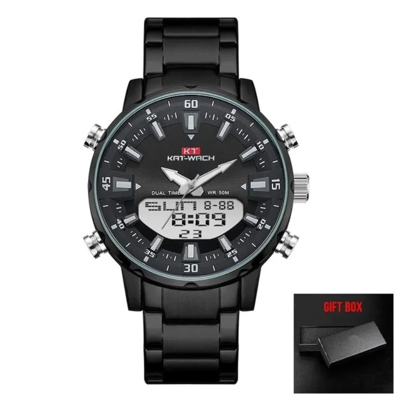 Business and Leisure Digital Display Quartz Watch