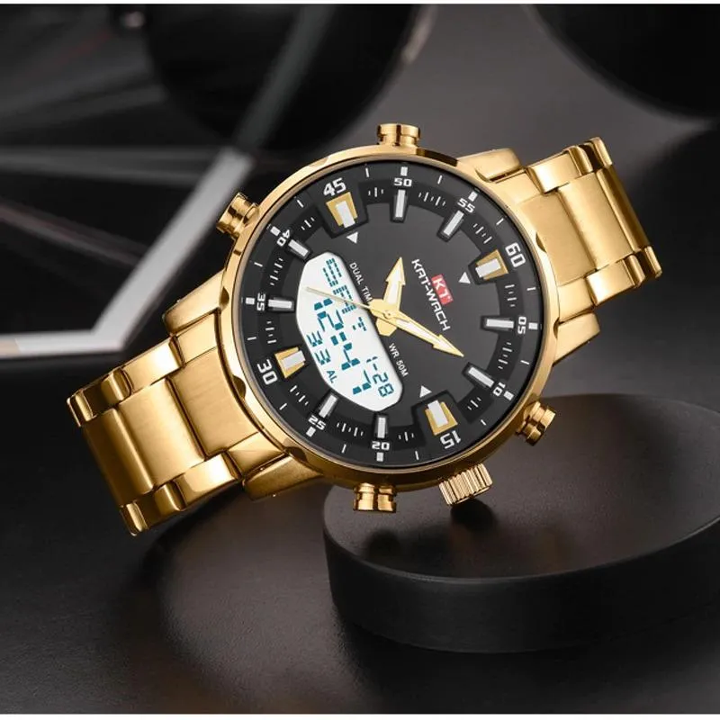 Business and Leisure Digital Display Quartz Watch