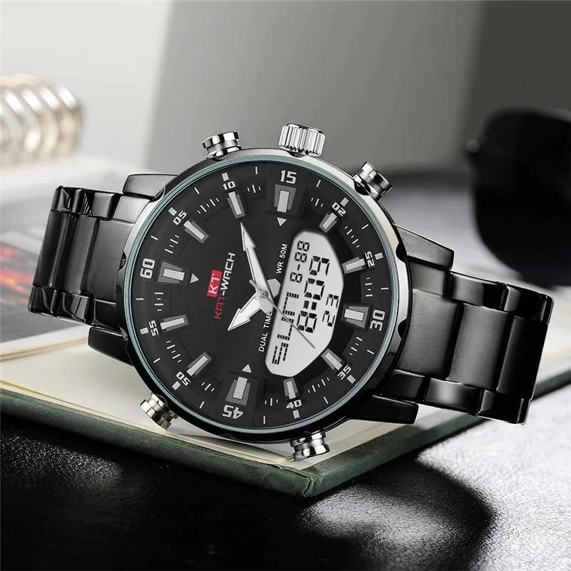 Business and Leisure Digital Display Quartz Watch