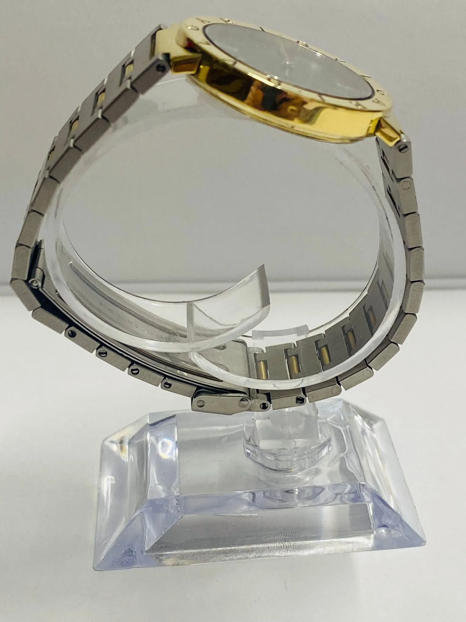 BVLGARI 18KYG SS Unique & Beautiful Black Dial Brand New Watch- $20K APR w/ COA!
