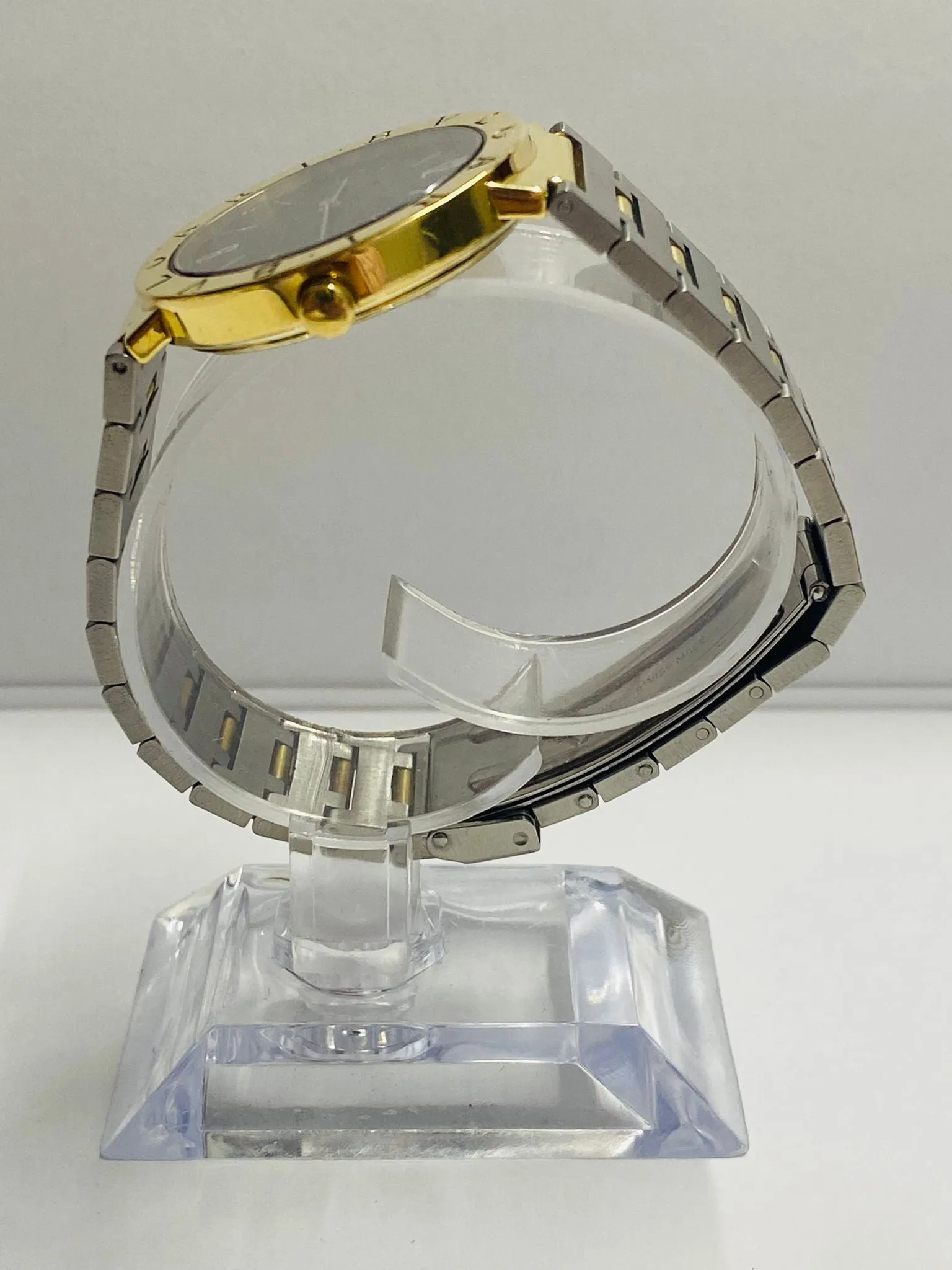 BVLGARI 18KYG SS Unique & Beautiful Black Dial Brand New Watch- $20K APR w/ COA!
