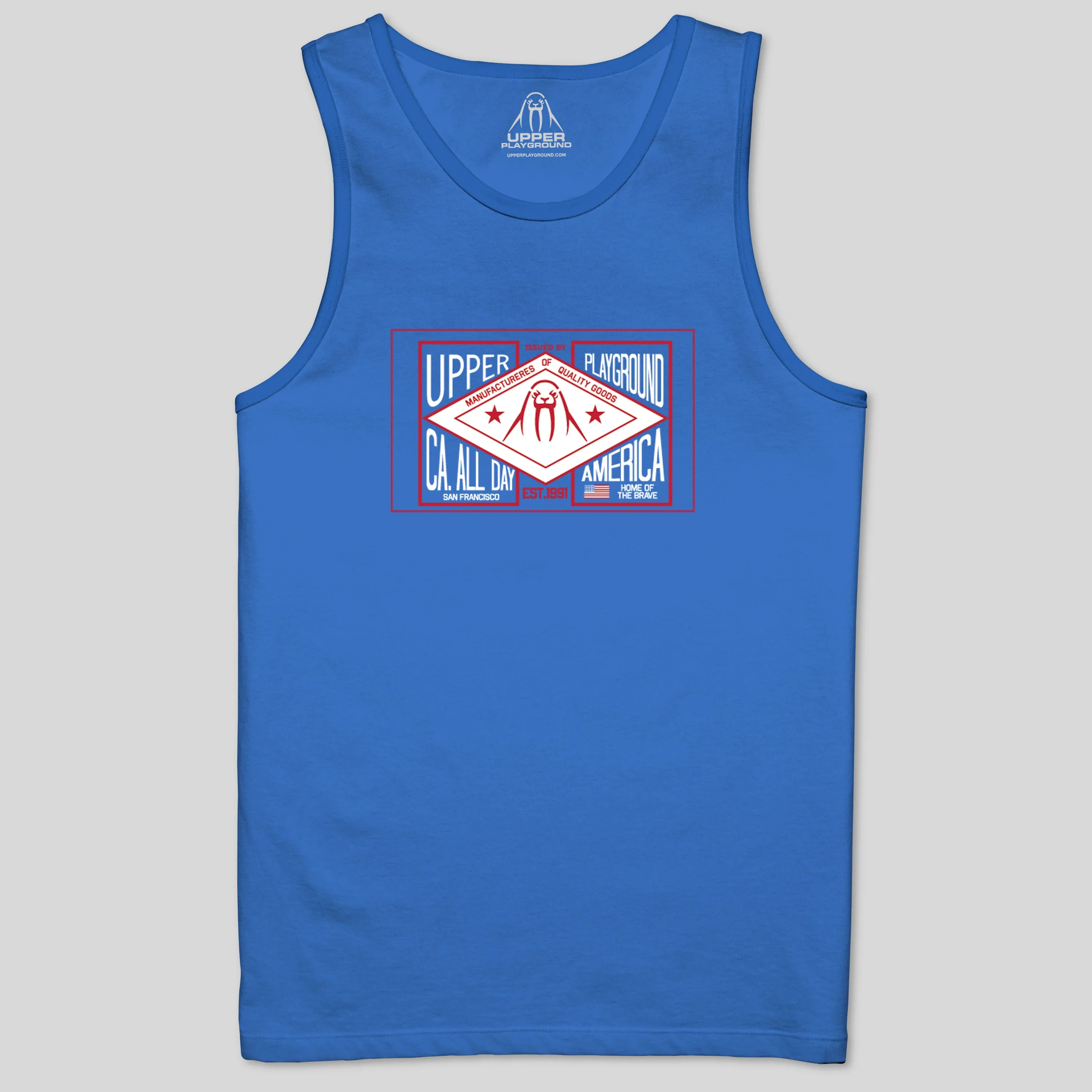 CA ALL DAY - PATRIOT SPECIAL IN BLUE  MEN'S TANK