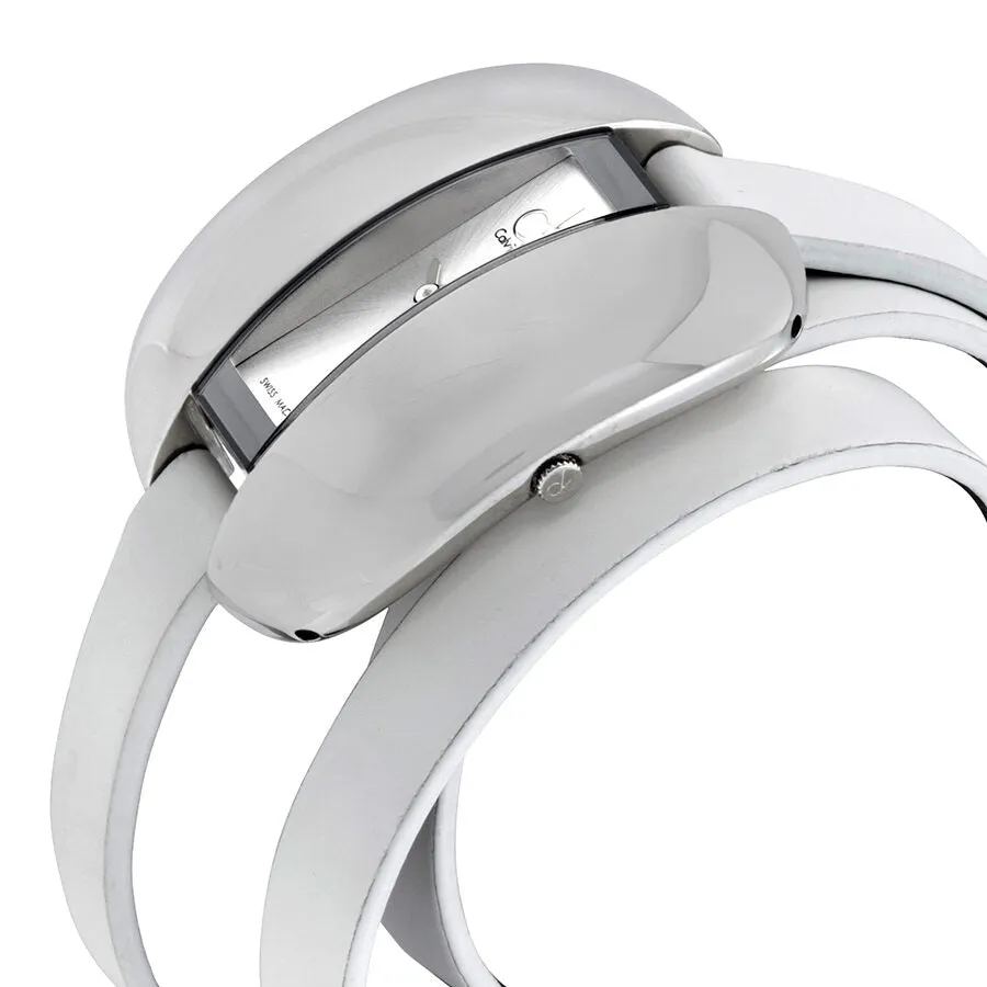 Calvin Klein Treasure Silver Dial Ladies Watch K2E23120