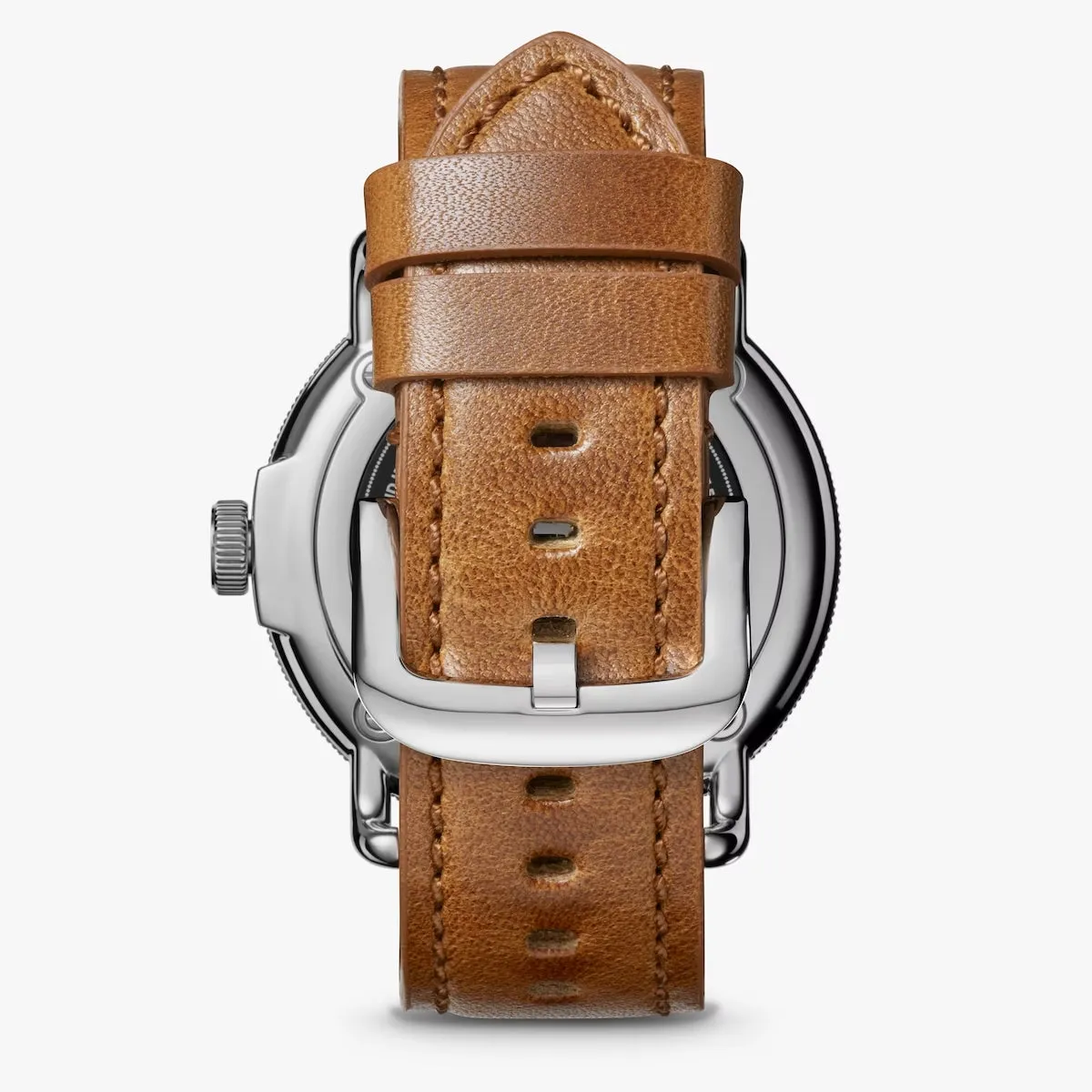 Canfield Model C56 - 43mm Cool Gray / Bourbon Leather Strap