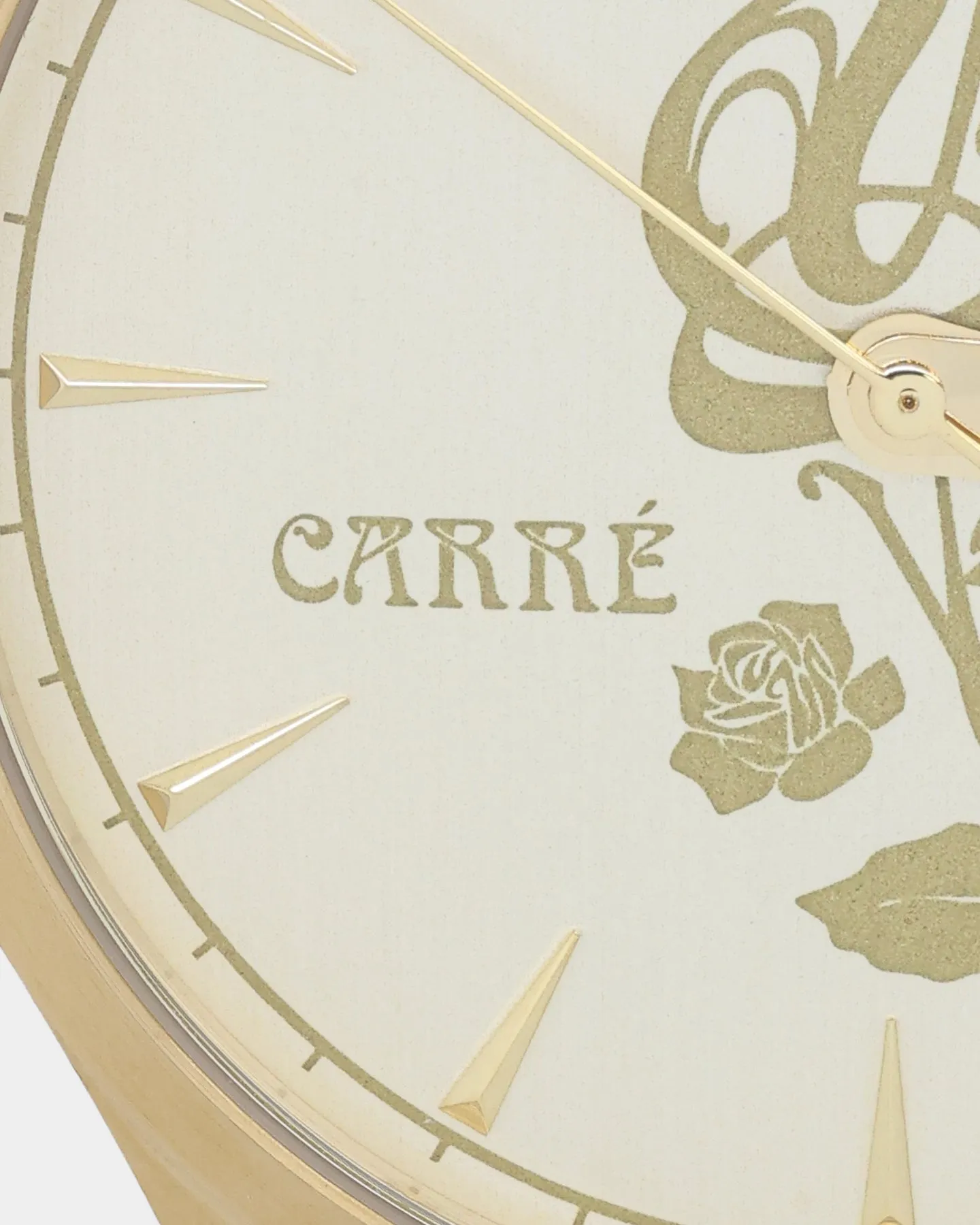 Carre Tourbillion Watch Gold