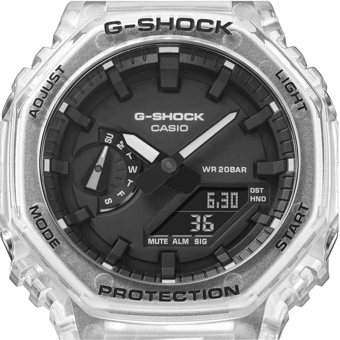 Casio G-Shock Men's Transparent Watch GA-2100SKE-7AER