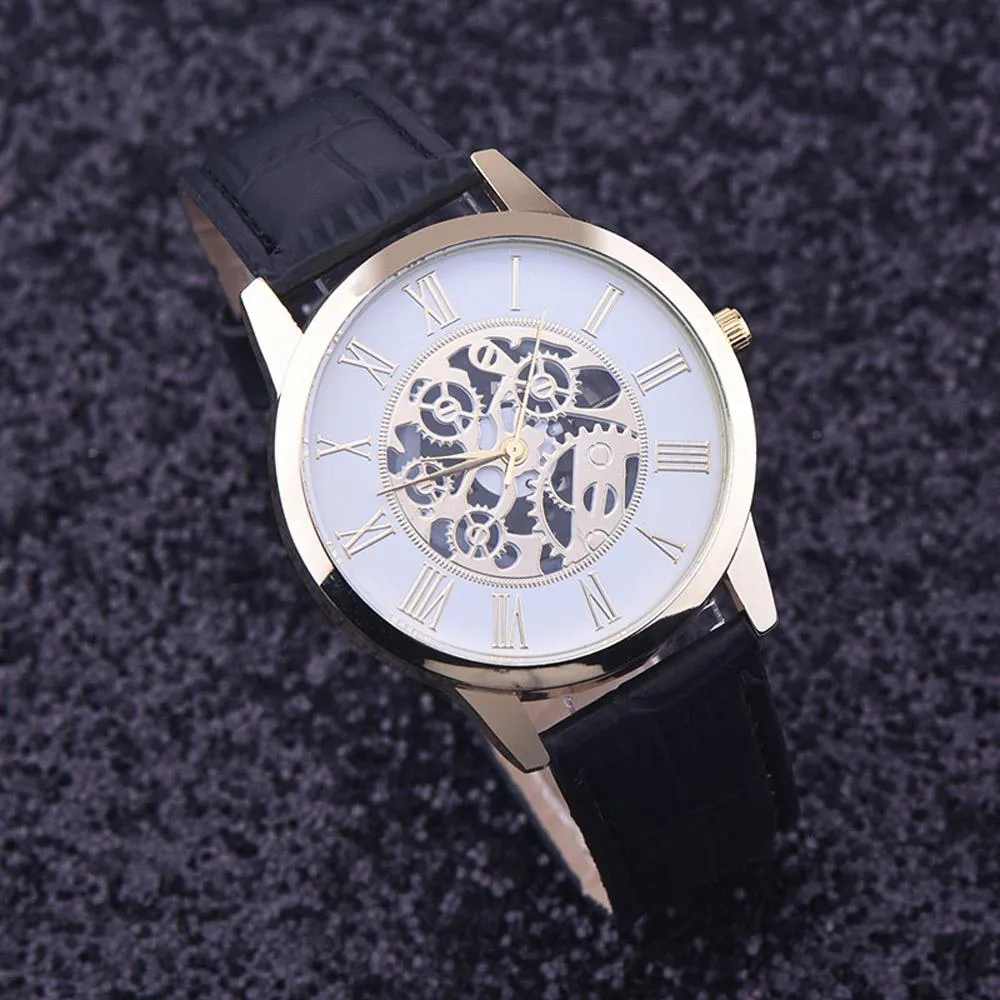 Casual steel Business Imitate Mechanical Watch