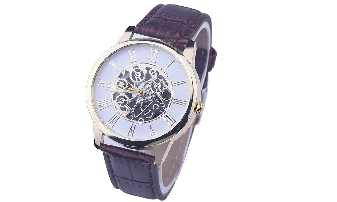 Casual steel Business Imitate Mechanical Watch
