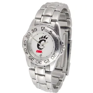 Cincinnati Bearcats Ladies Steel Band Sports Watch