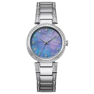 CITIZEN Eco-Drive Dress/Classic Eco Crystal Eco Ladies Stainless Steel