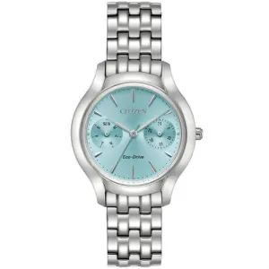 Citizen Ladies Eco-Drive Blue Dial Chronograph Watch WR50 FD4010-57L