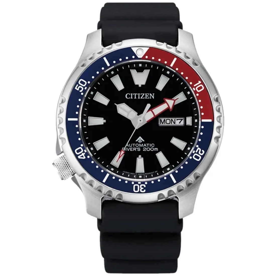 Citizen Promaster Fugu Automatic Black Dial Mens 200m Watch NY0110-13E