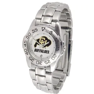 Colorado Buffaloes Ladies Steel Band Sports Watch