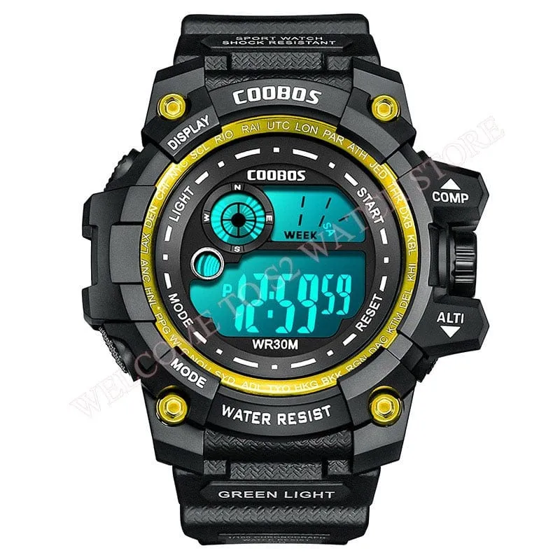 COOBOS Military Wrist Watch, Men's Sport Watch