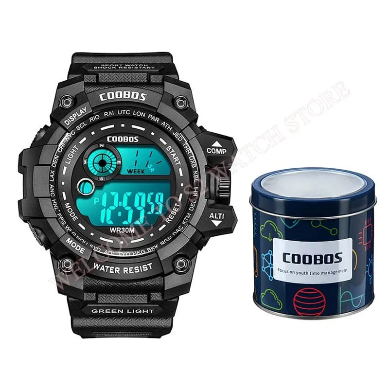 COOBOS Military Wrist Watch, Men's Sport Watch