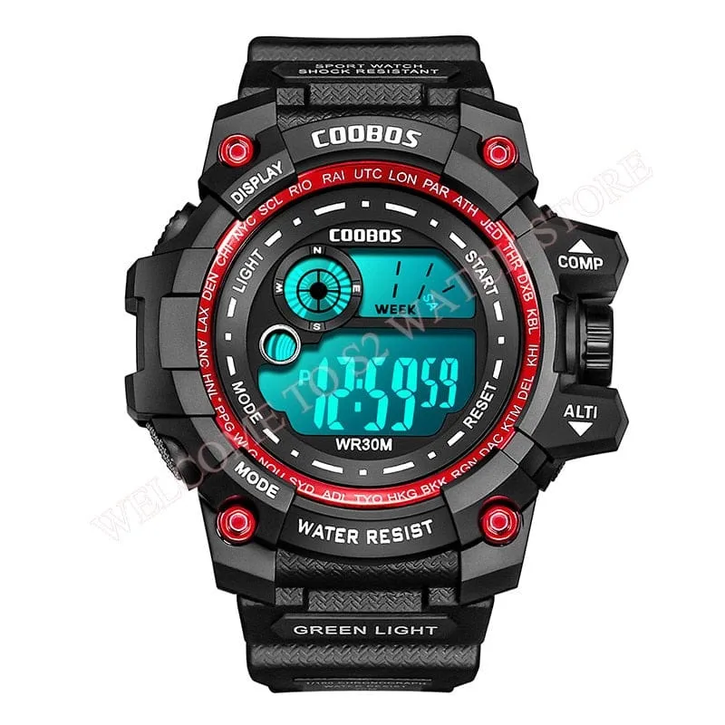 COOBOS Military Wrist Watch, Men's Sport Watch