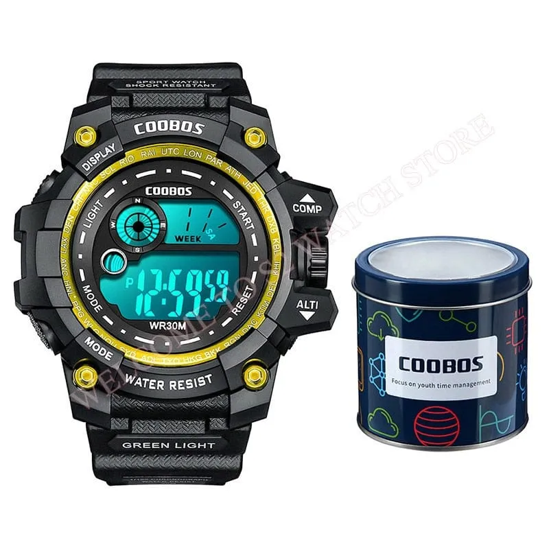 COOBOS Military Wrist Watch, Men's Sport Watch