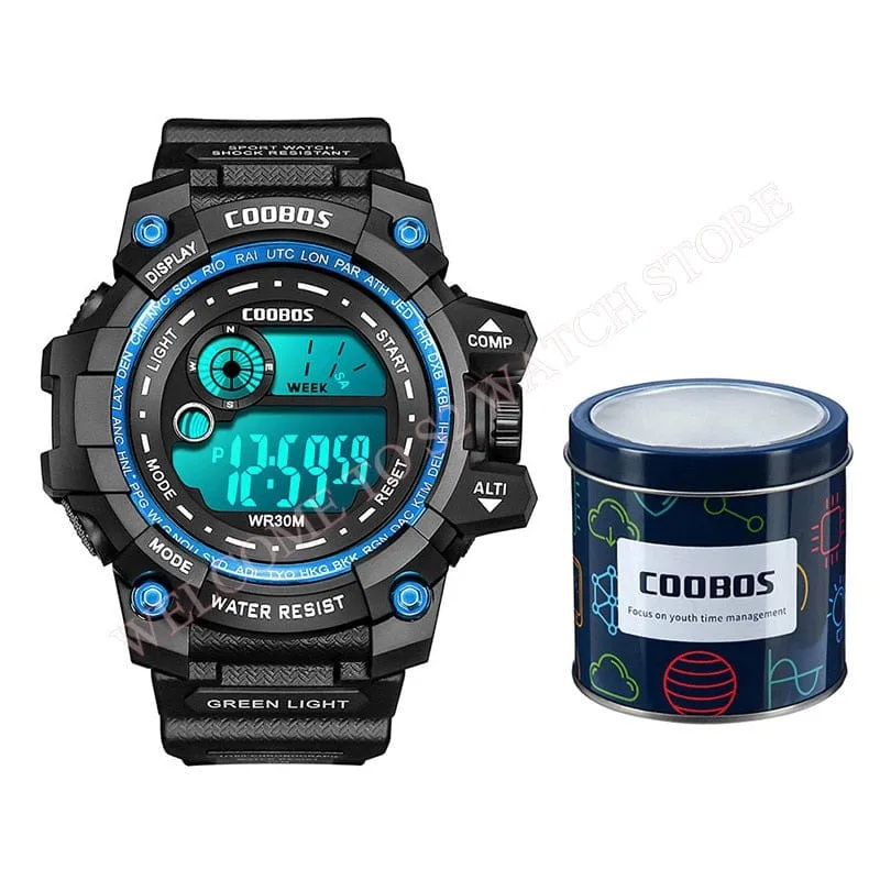 COOBOS Military Wrist Watch, Men's Sport Watch
