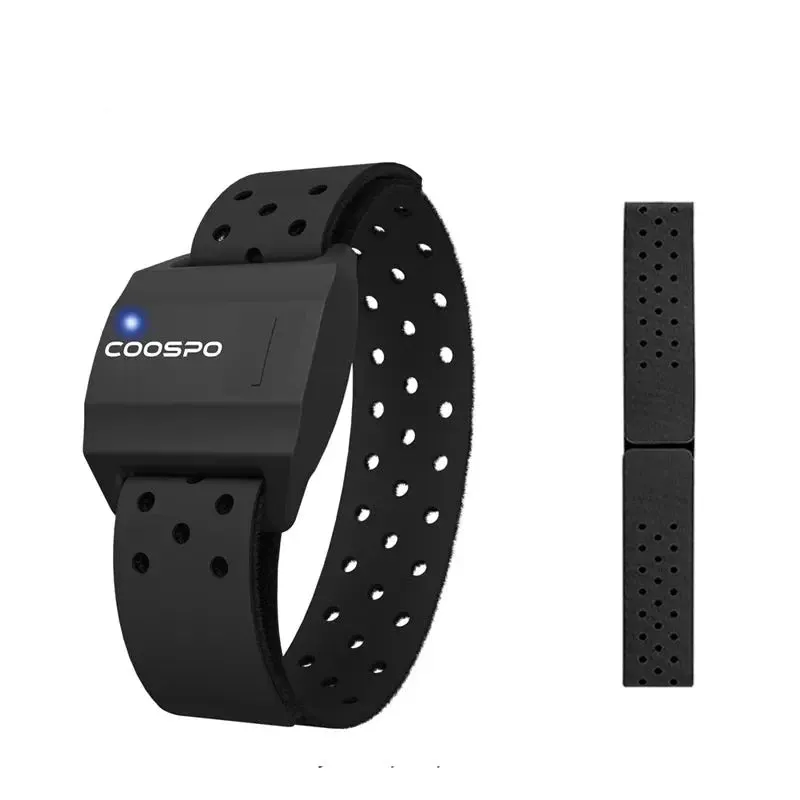 Coospo Hrm Armband Optical Fitness Beat Sensor for Garmin Wahoo Bike Computer Bluetooth 4.0 Ant