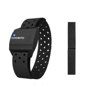 Coospo Hrm Armband Optical Fitness Beat Sensor for Garmin Wahoo Bike Computer Bluetooth 4.0 Ant
