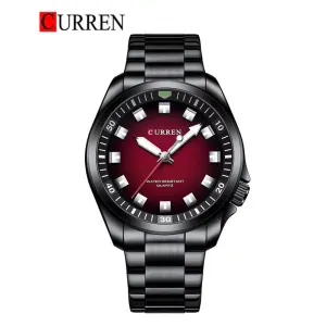 CURREN Original Brand Stainless Steel Band Wrist Watch For Men With Brand (Box & Bag)-8451